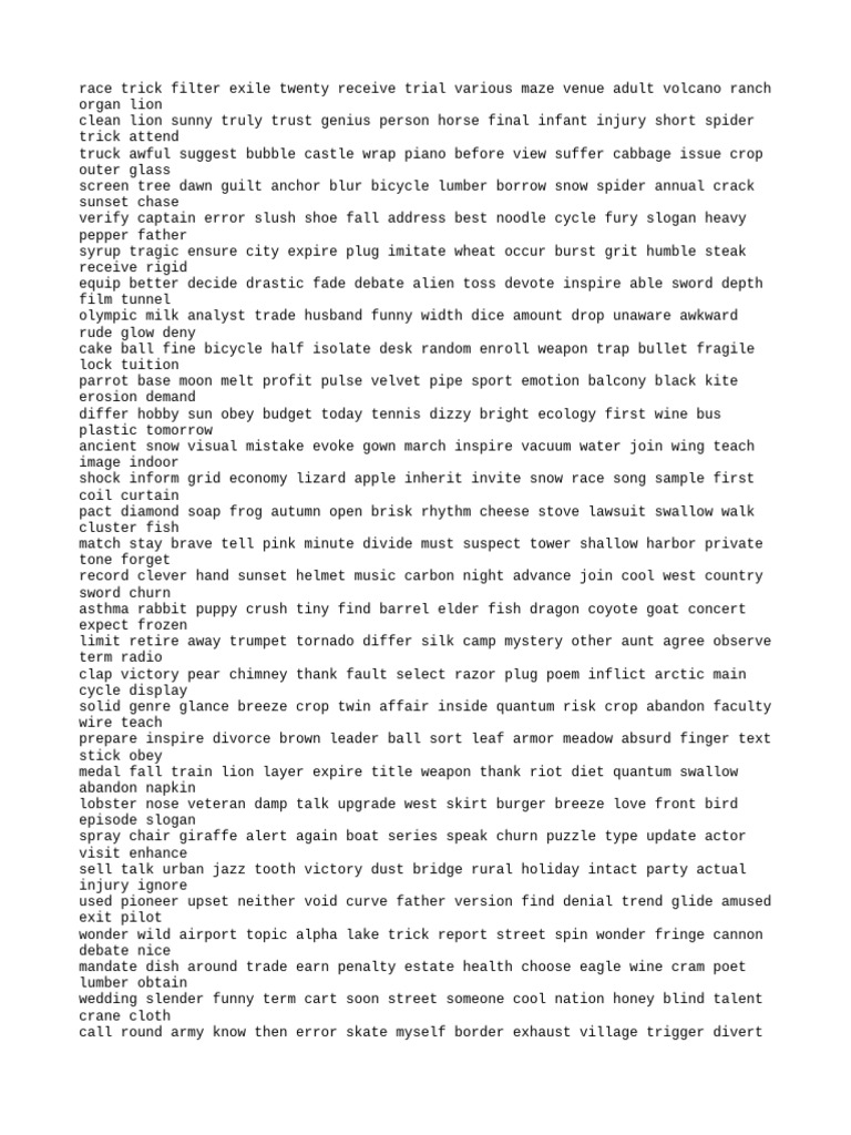 Diverse Vocabulary for Creative Writing | PDF