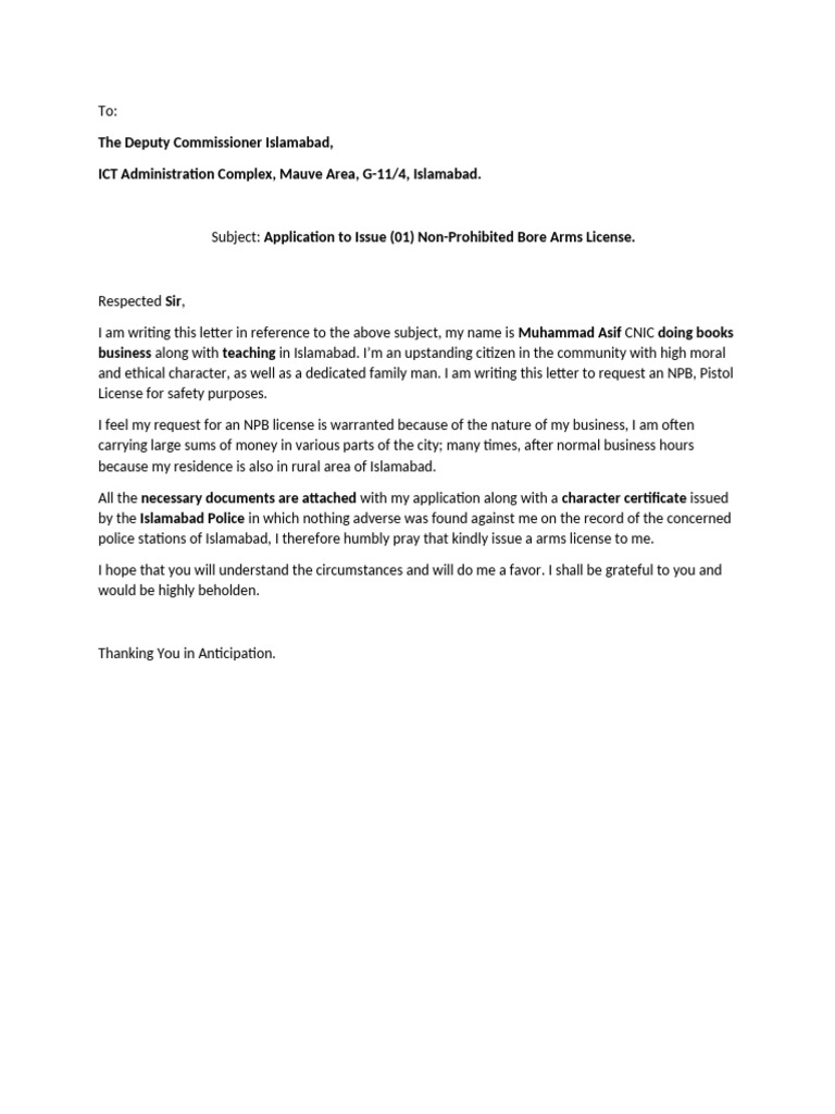Application Asif | PDF