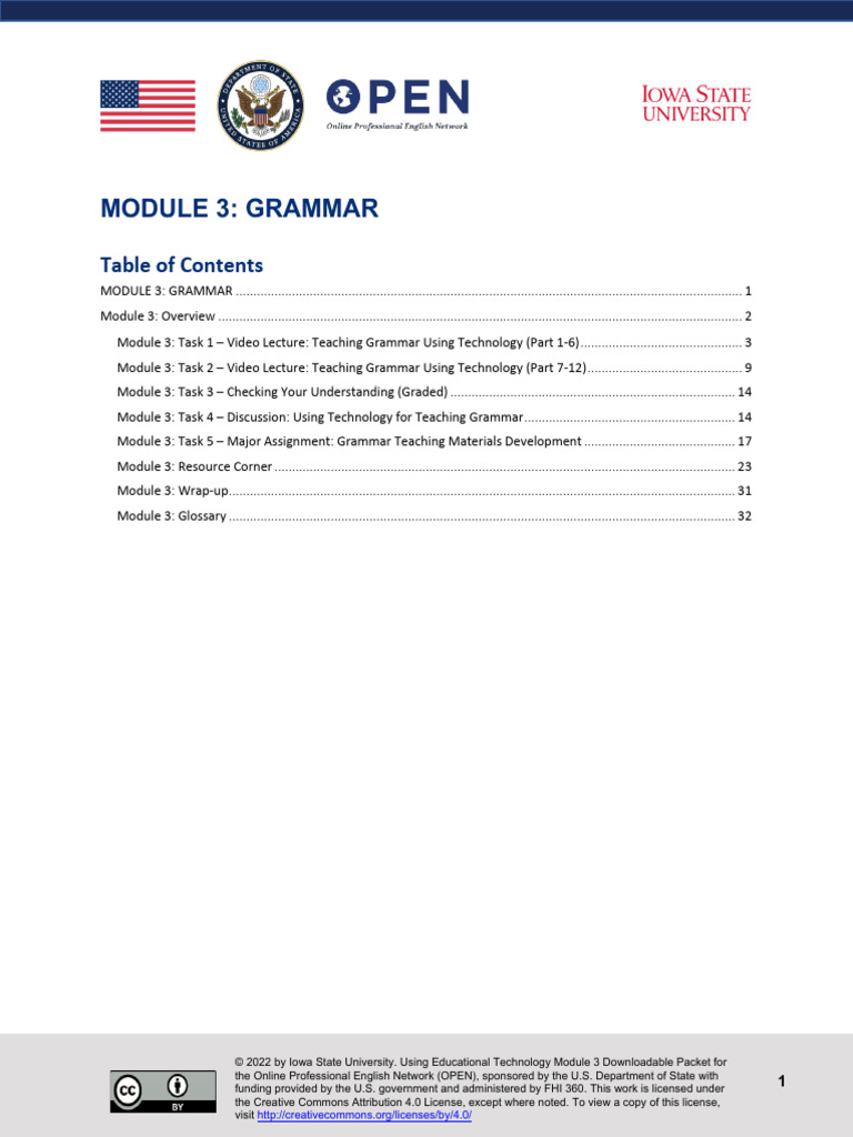 ET Module 3 Packet - Winter 2025 - 102919 | PDF | Phrase | Verb
