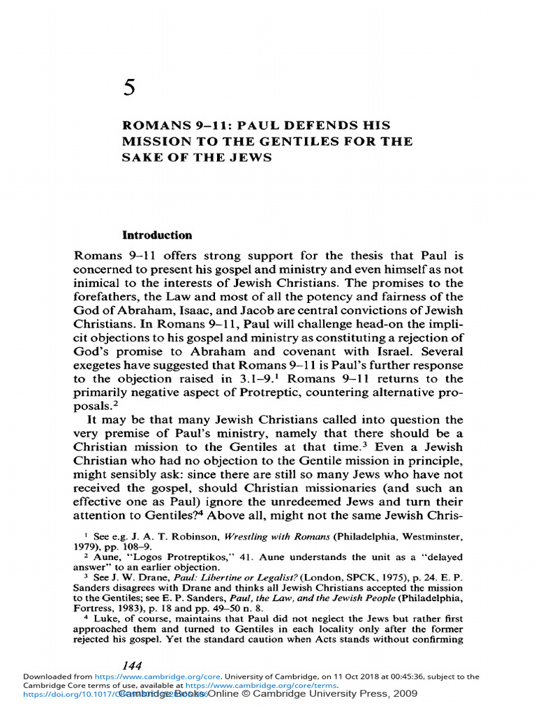 Paul's Defense of Gentile Mission | PDF | Paul The Apostle | Epistle To ...