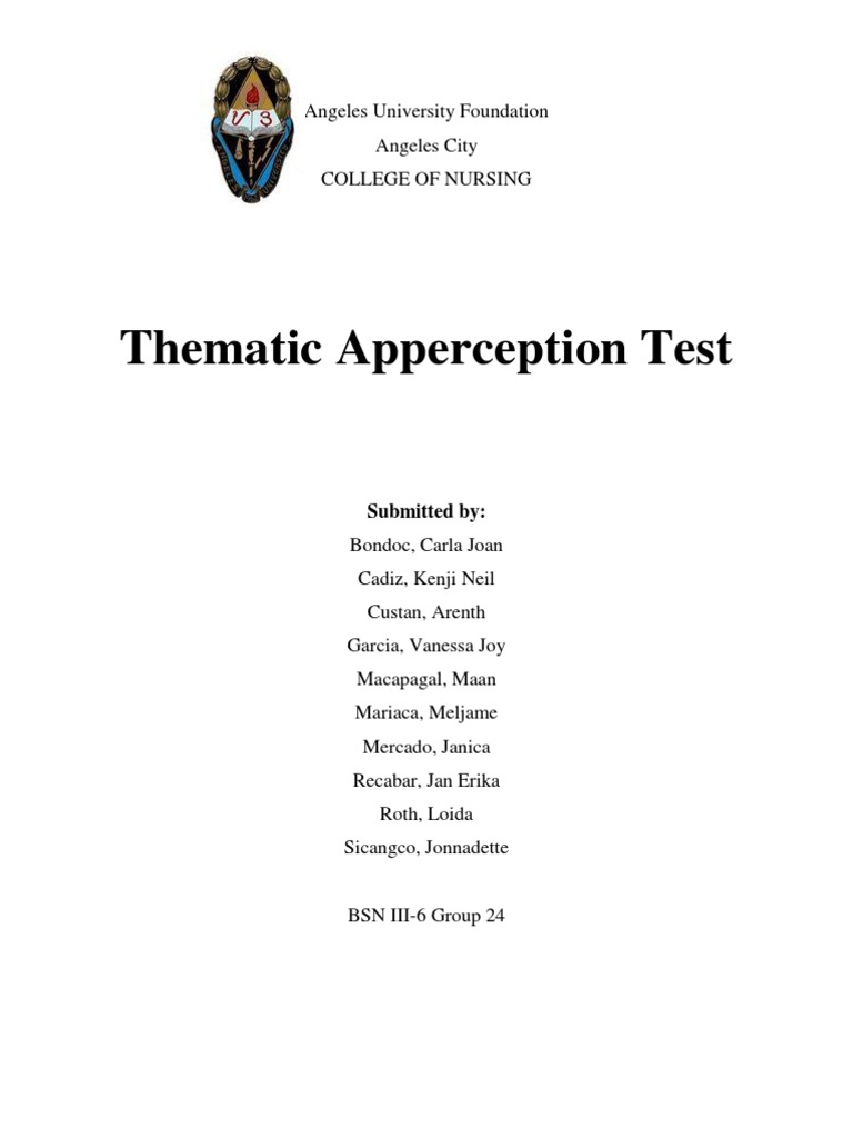 Tat PDF Psychological Evaluation Behavioural Sciences