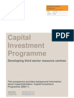 Capacity Builders - Capital Investment Programme