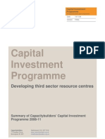 Capacity Builders Capital+Investment+Programme Summary