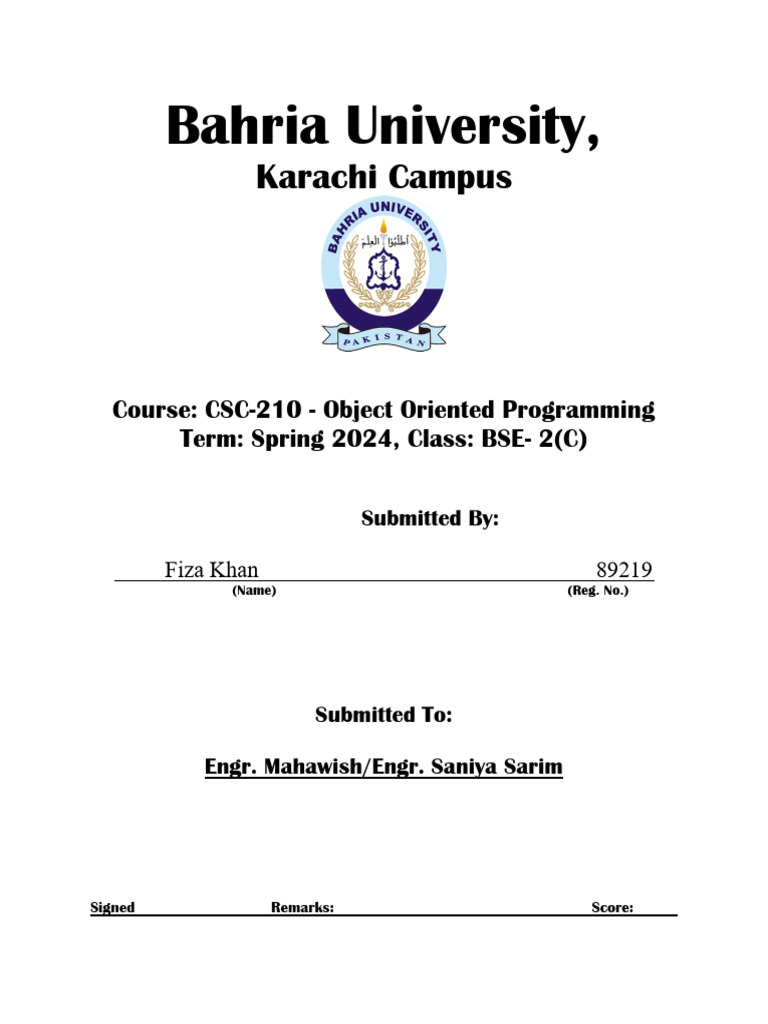 Fiza Oop 5 | PDF | Parameter (Computer Programming) | Method (Computer ...