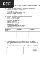 Atribut I Apozicija - Listić Za Vježbu - Redoviti Program | PDF