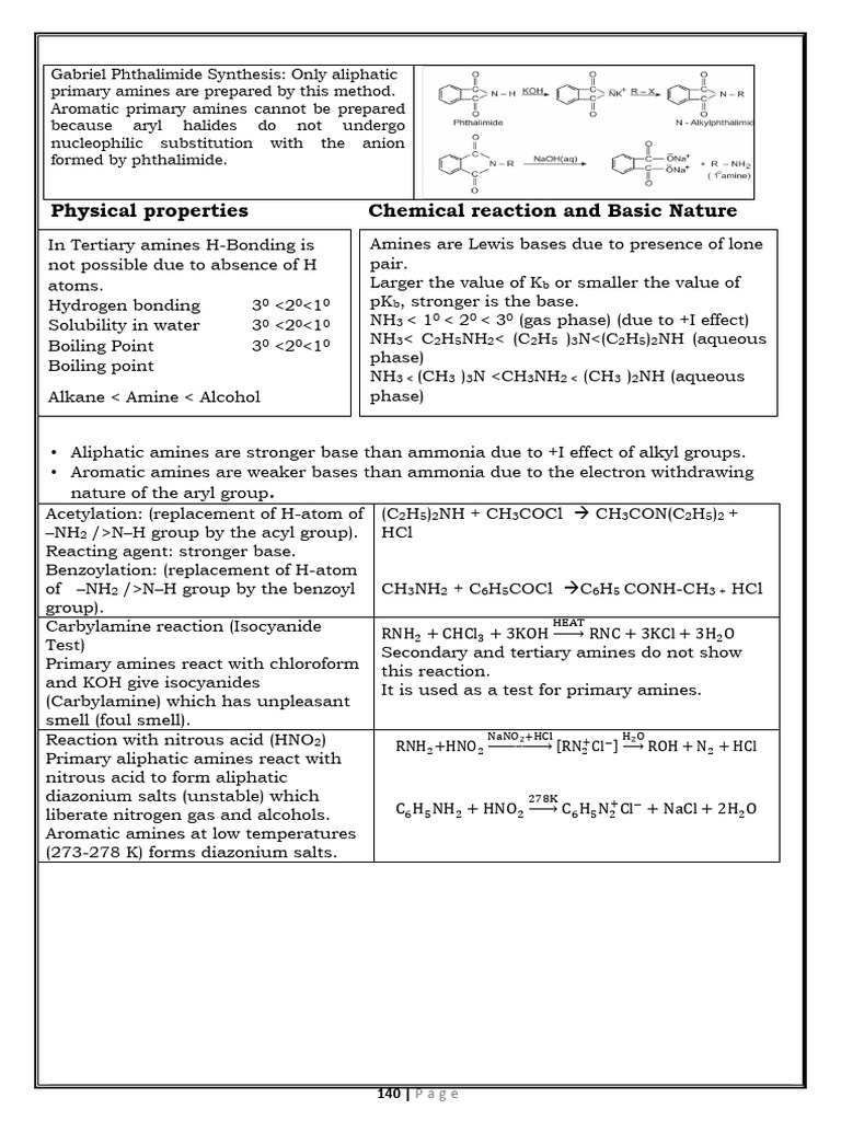 Hydrogen Bonding in Amines | PDF | Amine | Organic Chemistry