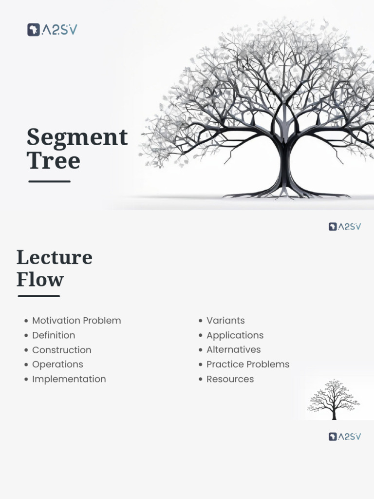 A2SV G5 - Segment Tree | PDF | Computer Programming | Algorithms And ...
