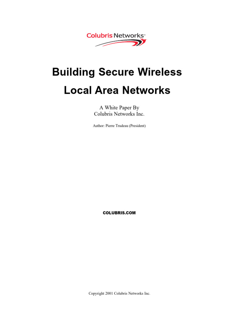 Wireless Networking Pdf Computer Network Virtual Private Network