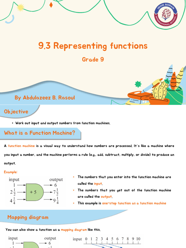 Understanding Function Machines in Grade 9 | PDF | Function ...