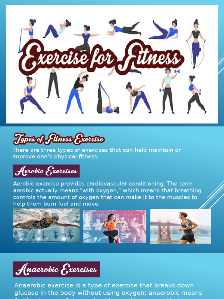 Types of Exercises for Physical Fitness | PDF | Physical Fitness ...