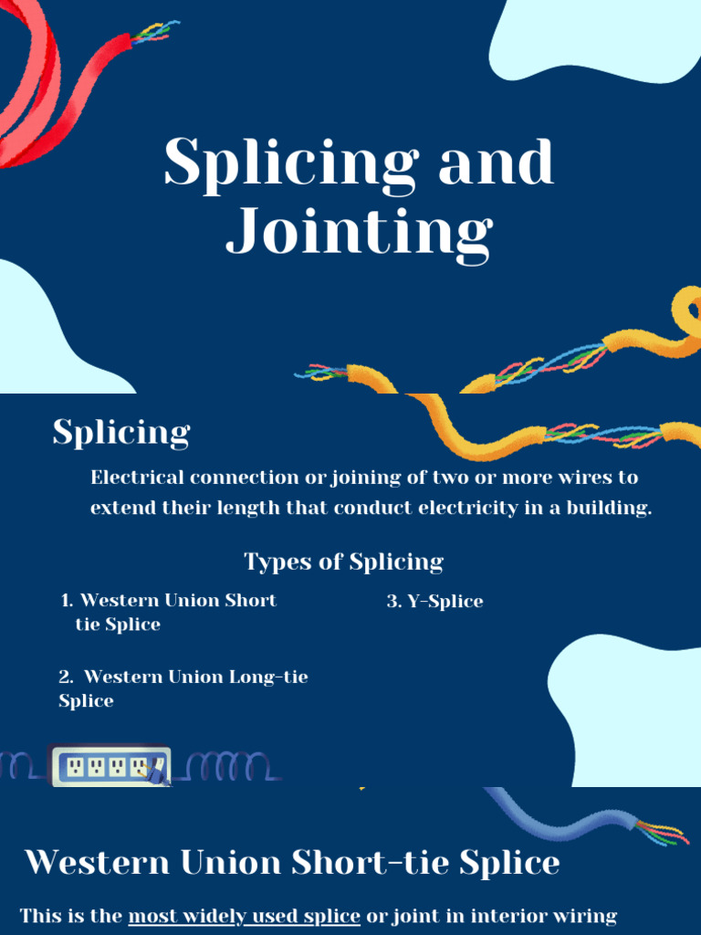 Types of Electrical Splices and Joints | PDF | Wire | Electrical Wiring