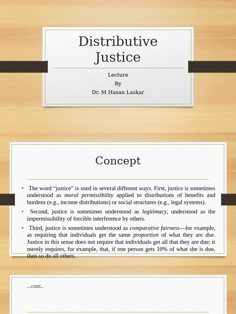 Understanding Distributive Justice Concepts | PDF | Justice | Crime ...