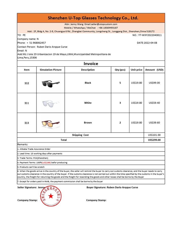 Invoice+for++Ruben | PDF | Business