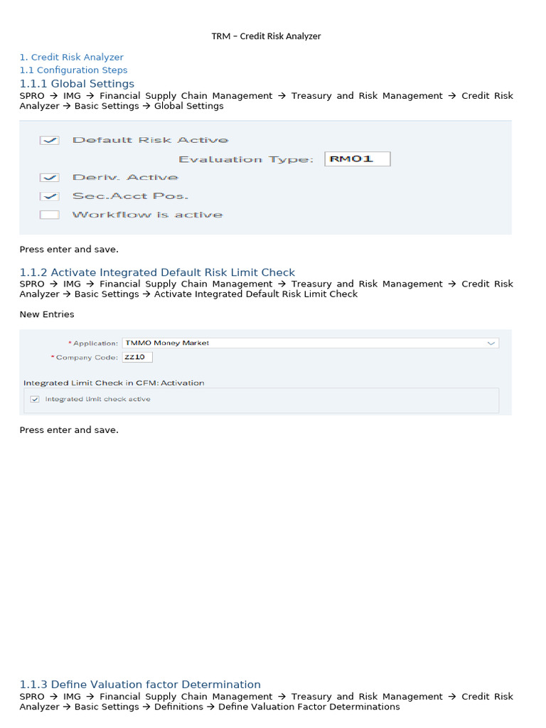 Credit Risk Analyzer Configuration Guide | PDF | Credit Risk | Risk