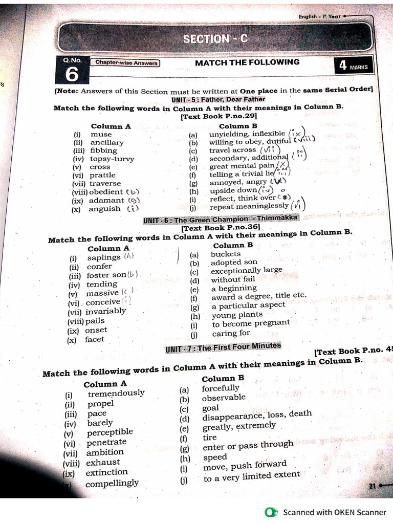 English Section C | PDF