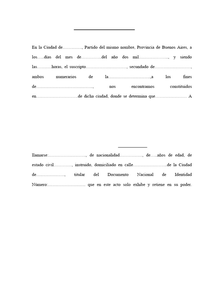 Acta de Procedimiento | PDF | Justicia | Crimen y violencia