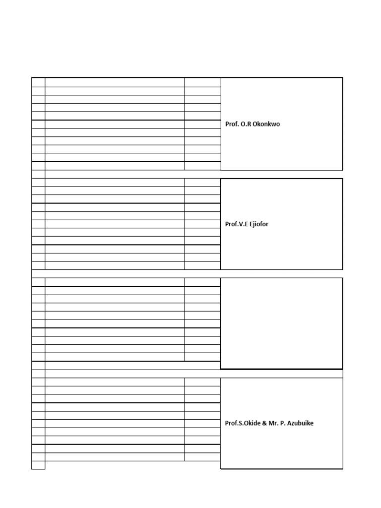2024/2025 Project Supervision List | PDF