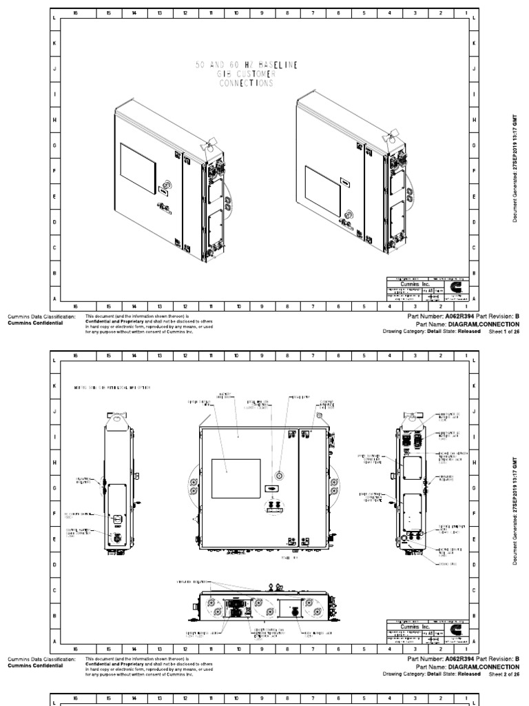 HSK78Electrical Connections Drawing - A3 | PDF