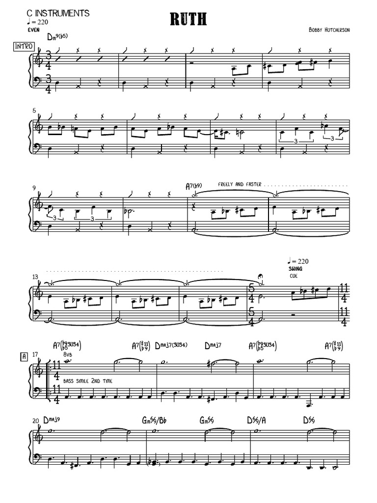 C Instruments Musical Notation Guide | PDF | Music Theory | Elements Of ...