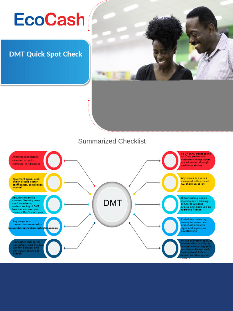 DMT Transaction Compliance Checklist | PDF