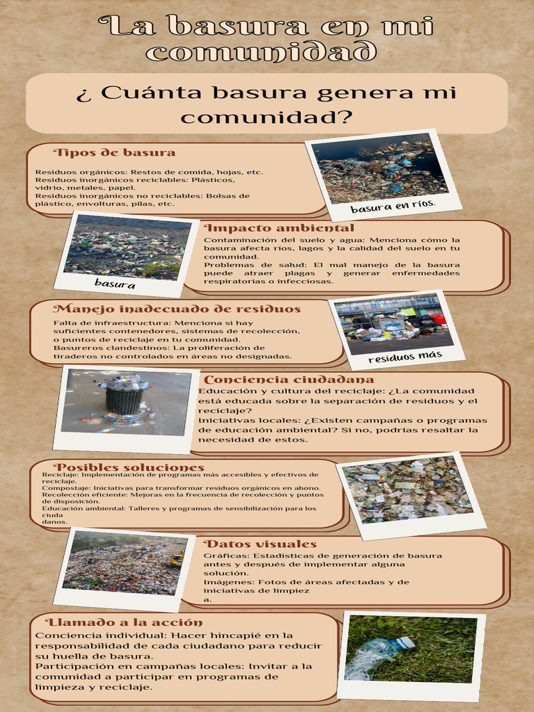 Problemas de Basura en la Comunidad | PDF | Residuos | Reciclaje