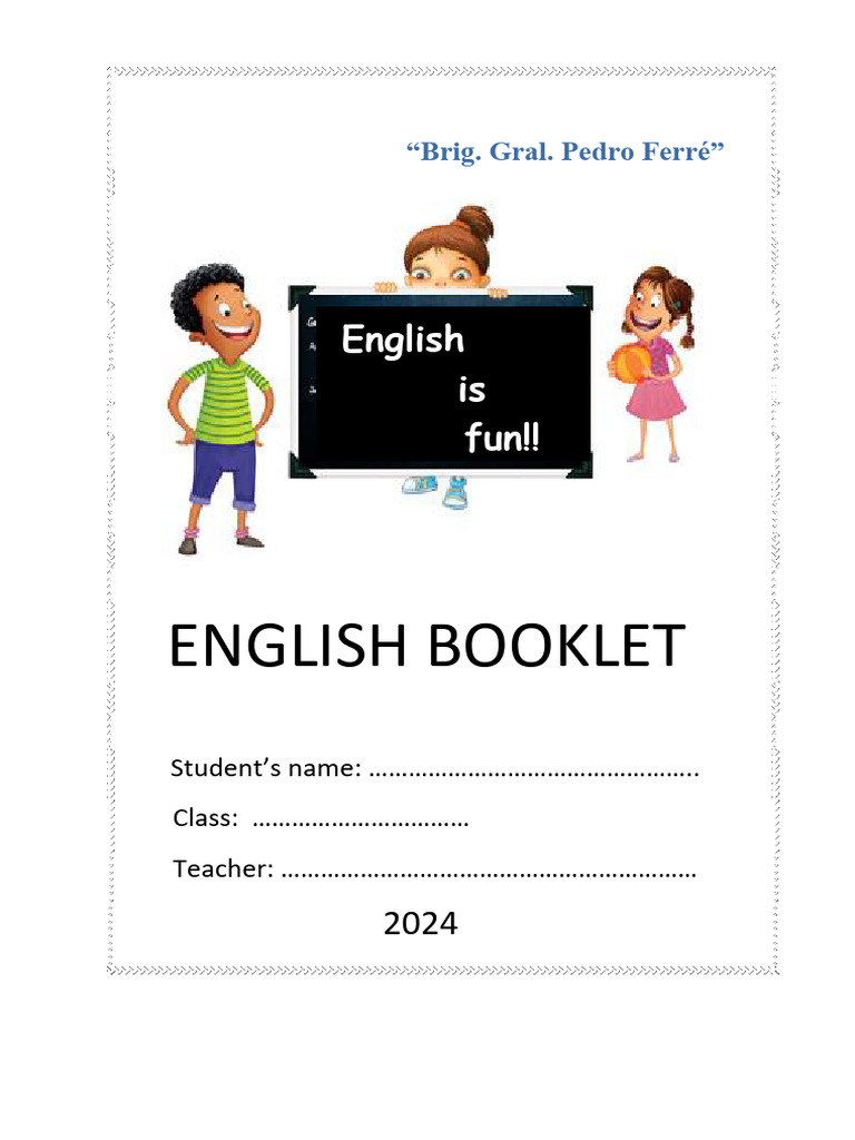 English 1: Student Booklet 2024 | PDF | Grammar | Syntax