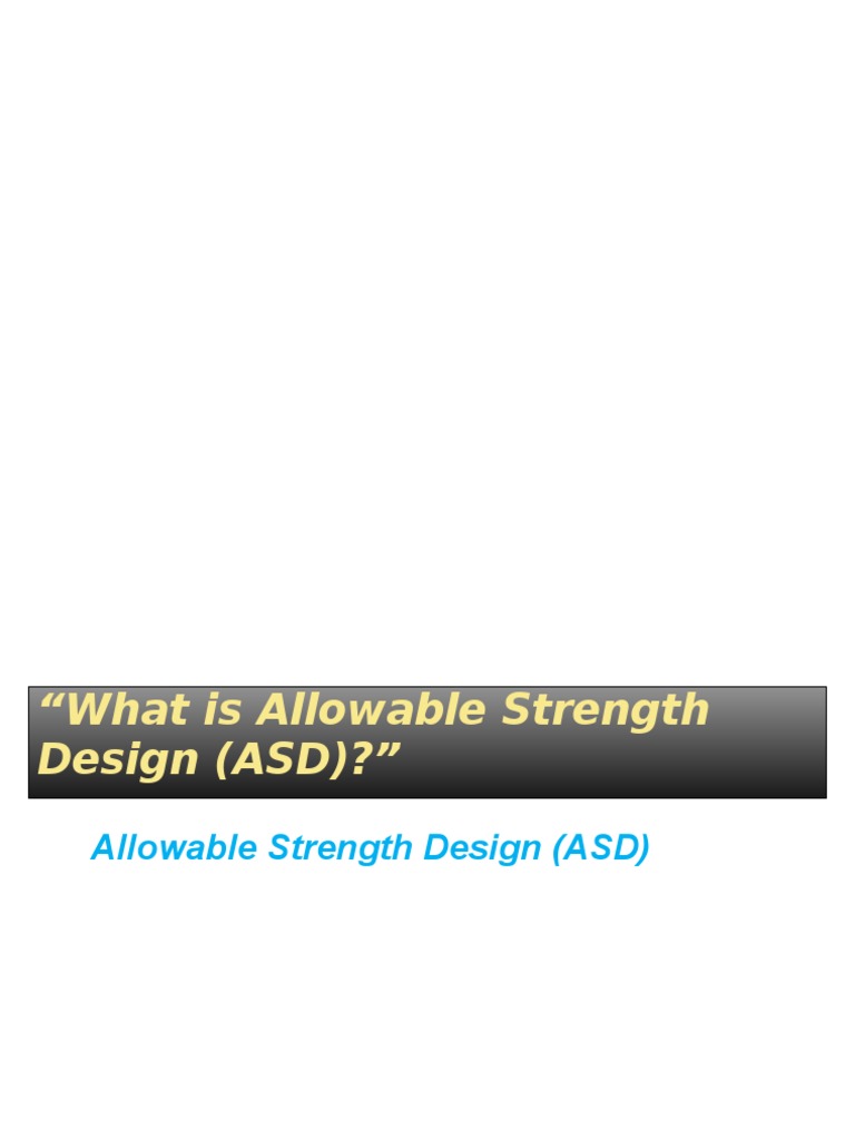 AISC Allowable Stress Design Overview | PDF | Bending | Buckling