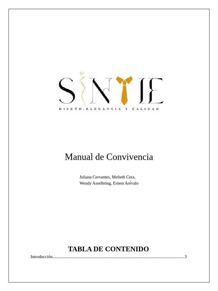 Manual de Convivencia Grupo #3 | PDF | Acoso sexual | Business