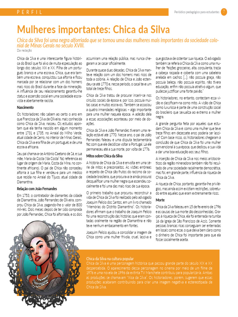 Chica da Silva: História e Mitos | PDF