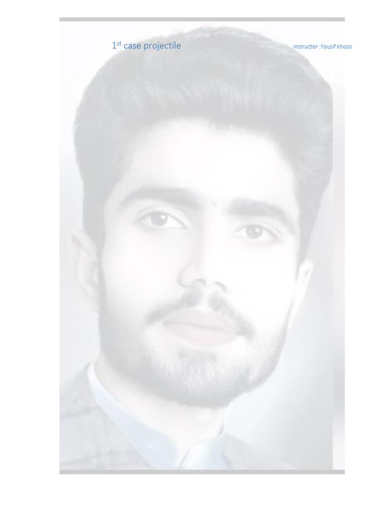 Projectile Motion Exercises by Yousif Khoso | PDF