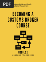 Customs Regimes and Procedures Overview | PDF | Customs | Warehouse