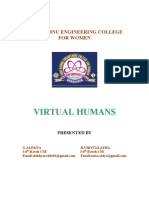 Virtual Humans: Shri Vishnu Engineering College For Women