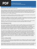 Shedra Student Newspaper