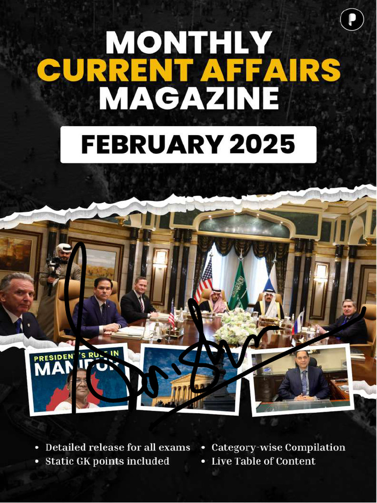 February 2025 Current Affairs Overview | PDF