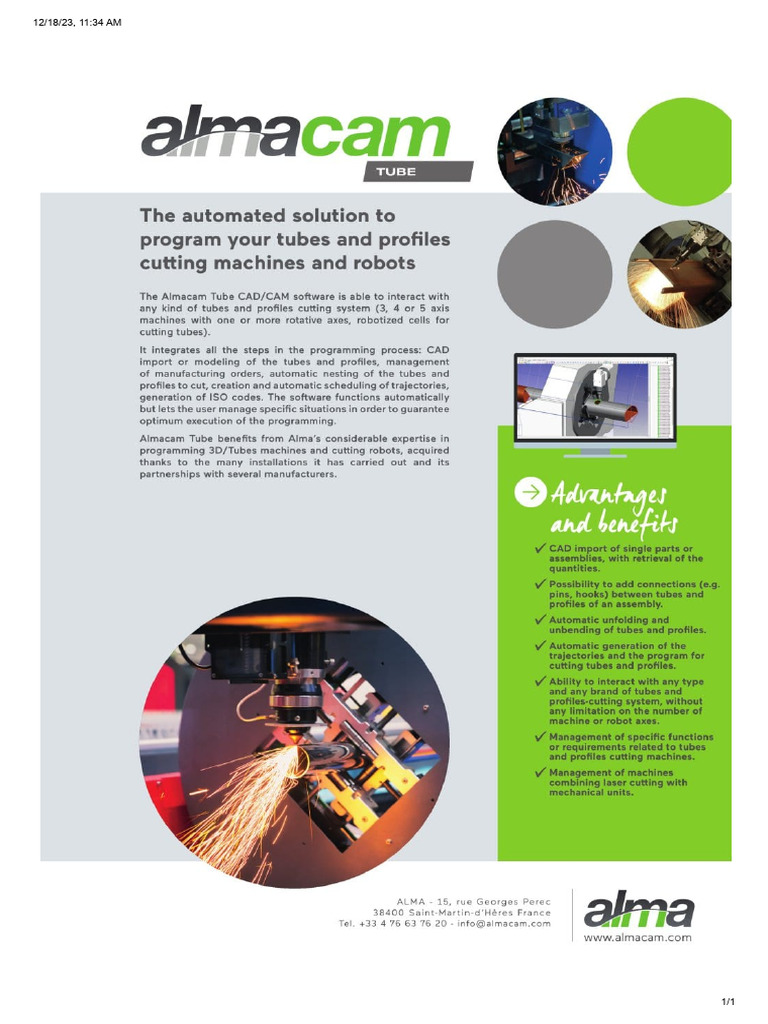 AlmaCAM Tube | PDF