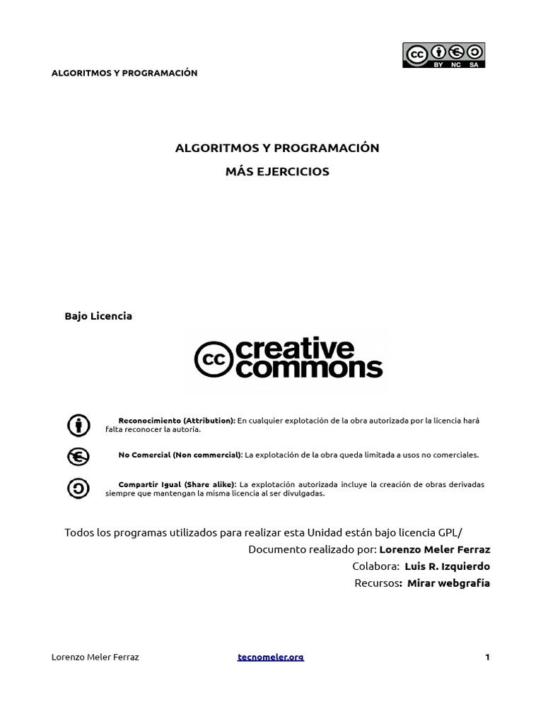 Algoritmos y Programación: Guía Completa | PDF | Programación de ...
