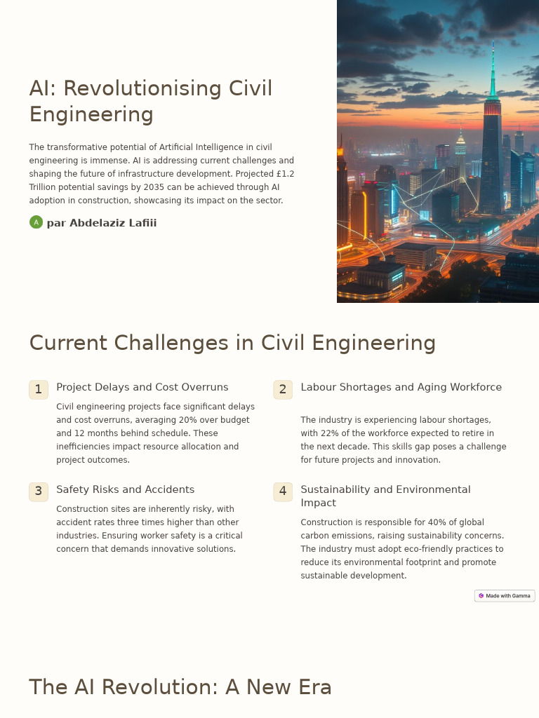 Ai Innovations In Civil Engineering Pdf Artificial Intelligence