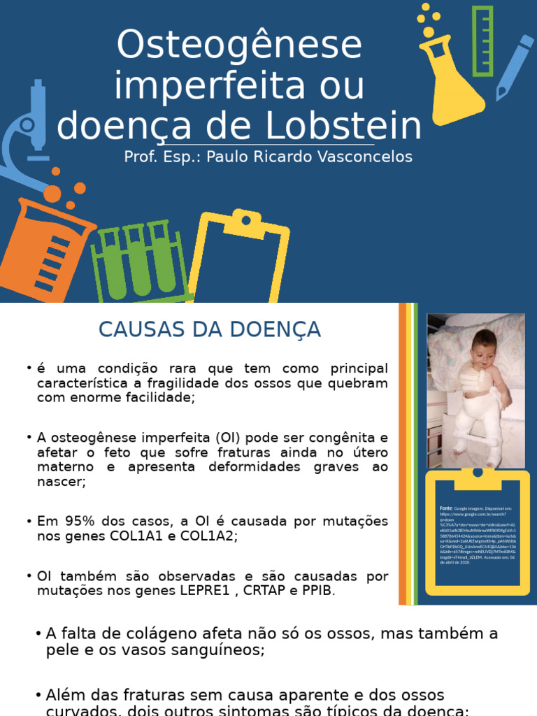 Causas e Tipos da Osteogênese Imperfeita | PDF | Especialidades médicas ...