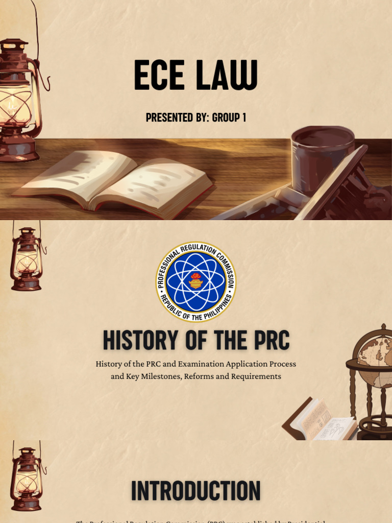PRC History and Exam Process Overview | PDF
