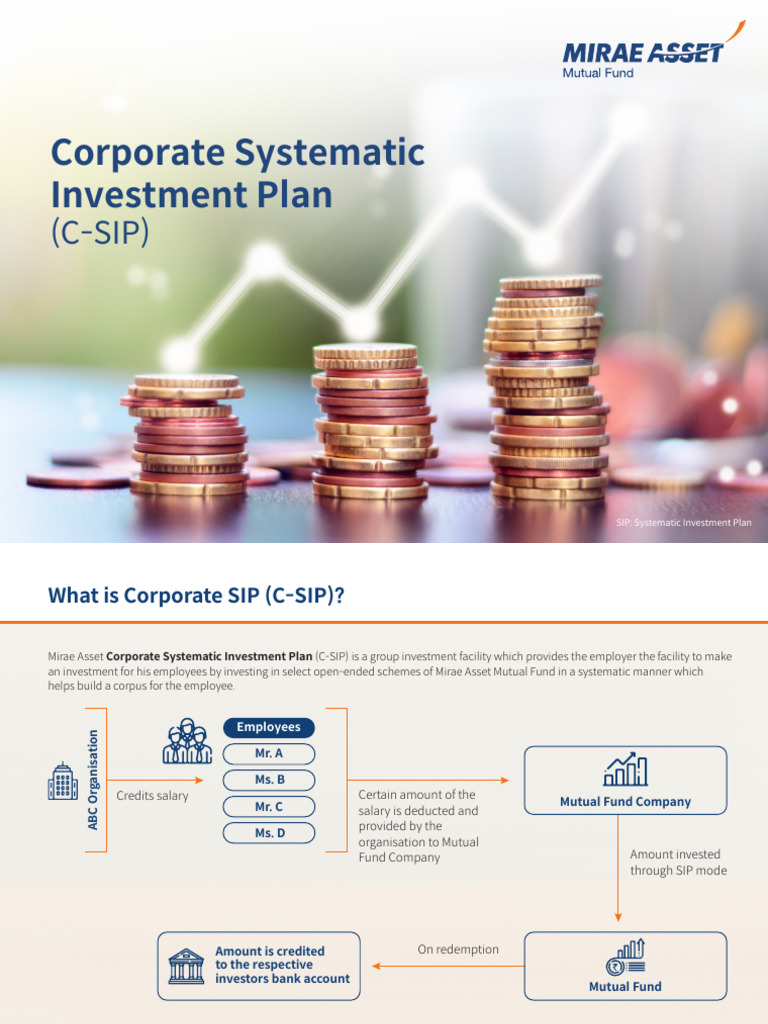 Mirae Asset Corporate SIP Overview | PDF | Investment Management ...
