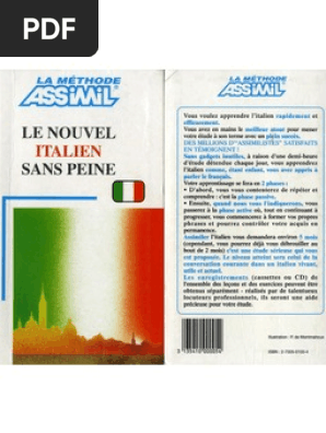 Assimil - Le Nouvel Italien Sans Peine | PDF