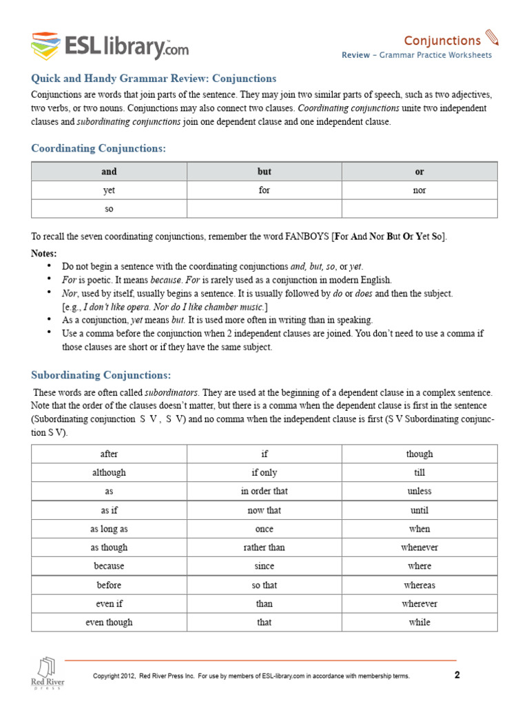Conjunctions | PDF | Clause | Semantics