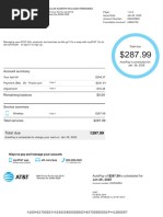 Att Final Bill | PDF | At&T Mobility | Cheque