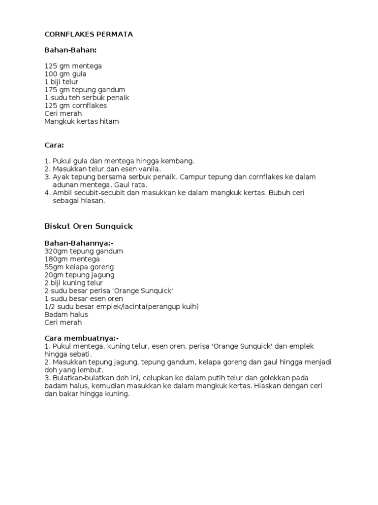 Cornflakes Permata | PDF