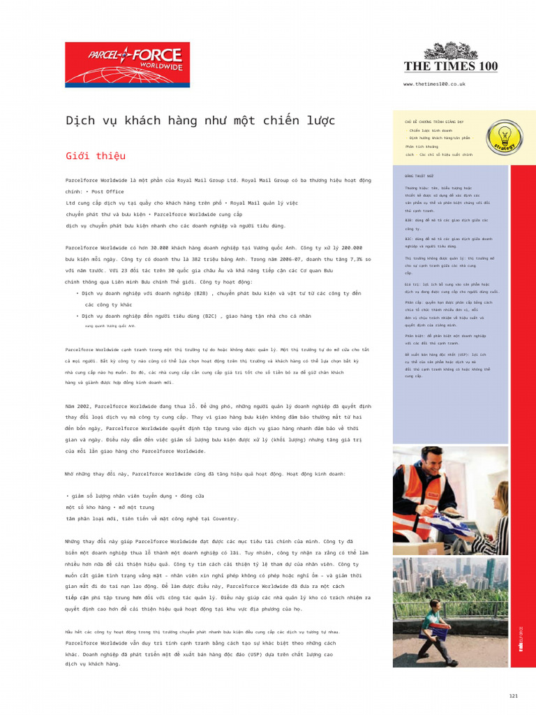 parcelforce - 13 - fullcustomerSERVICE (dịch) | PDF