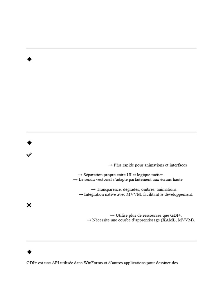 Comparaison WPF et GDI+ sous Windows | PDF | Windows Presentation ...
