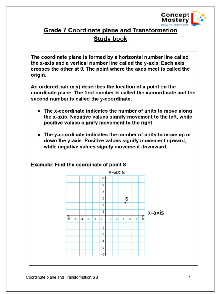 Triangle Translations on Coordinate Plane | PDF | Cartesian Coordinate ...