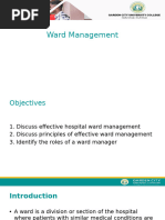 Key Factors in Effective Ward Management | PDF | Nursing | Hospital