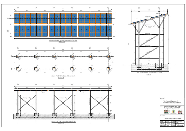 Solar Structure Details and Layouts | PDF