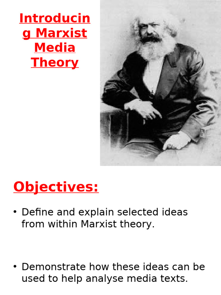 Analyzing Media through Marx's Superstructure | PDF | Marxism | Karl Marx